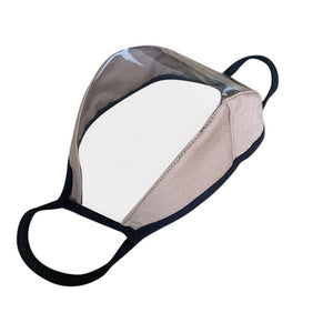 1PCS Man Face Cover Mask With Eye Shield Mask With Clear Window Transparent Reusable Mask For Outdoor Working mascarilla