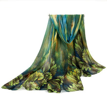 Load image into Gallery viewer, Coral Prints Linen Scarf