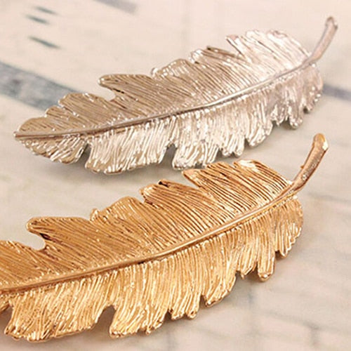 Vintage Style Leaf Hair Clip