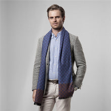 Load image into Gallery viewer, Men&#39;s Plaid Cashmere Scarf