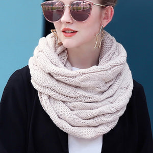 Knitted Snood Scarf