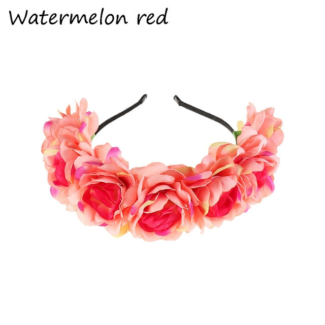 Mexican Style Flower Hairband