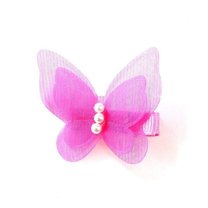 Lovely Butterfly Chiffon Hair Clip