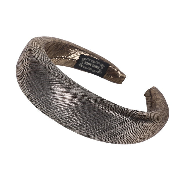 Female Bezel Silk Padded Headband