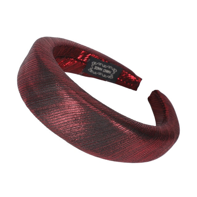 Female Bezel Silk Padded Headband