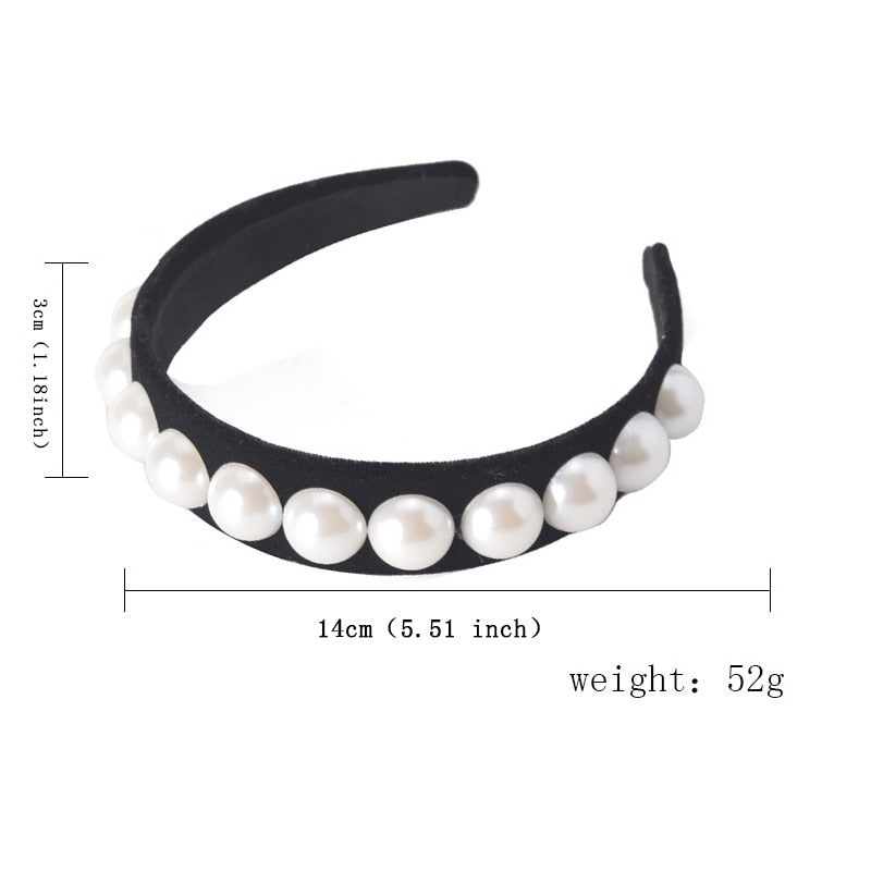 Row Big Pearl Headband