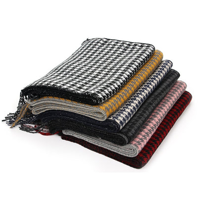 Bandage Plaid Men's Cashmere Scarf