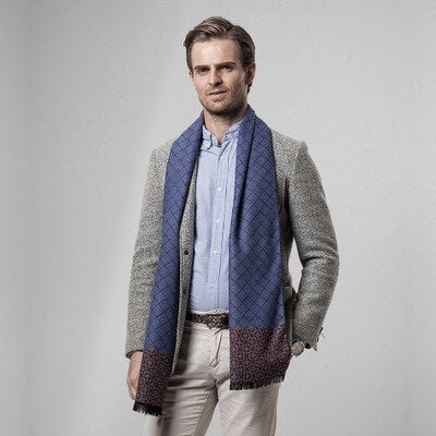 New design plaid scarf for men 180x30cm Cashmere scarf Thicken winter warm scarf Scarves for dad and boyfriend gifts stock