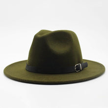 Load image into Gallery viewer, Brand oZyc Winter Autumn Imitation Woolen Women Men Ladies Fedoras Top Jazz Hat European American Round Caps Bowler Hats