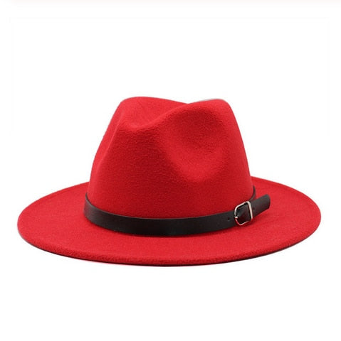 Brand oZyc Winter Autumn Imitation Woolen Women Men Ladies Fedoras Top Jazz Hat European American Round Caps Bowler Hats