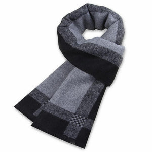 Luxury Brand Men's Winter Plaid Scarf warm women Cashmere shawls Scarves Casual Tassel Scarfs Man Business scarf pashmina