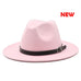 Classic British Fedora Hat Men Women Imitation Woolen Winter Felt Hats Fashion Jazz Hat Chapeau Wholesale