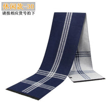 Load image into Gallery viewer, RUNMEIFA 2021 Classic Autumn &amp; Winter Warm Plaid Man Scarf Cashmere Wool Panama Soft Striped Long Scarf High Quality 40 Colors