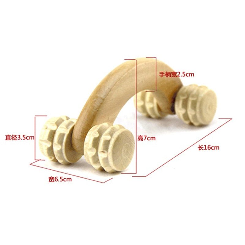 Mini Wooden Roller Massage