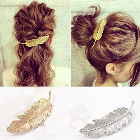 Vintage Style Leaf Hair Clip