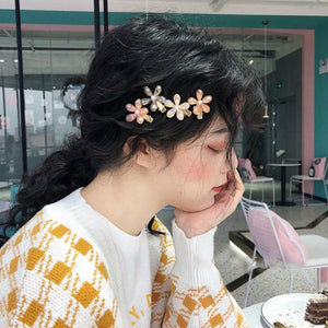 Korean Style Trendy Flower Hairpin